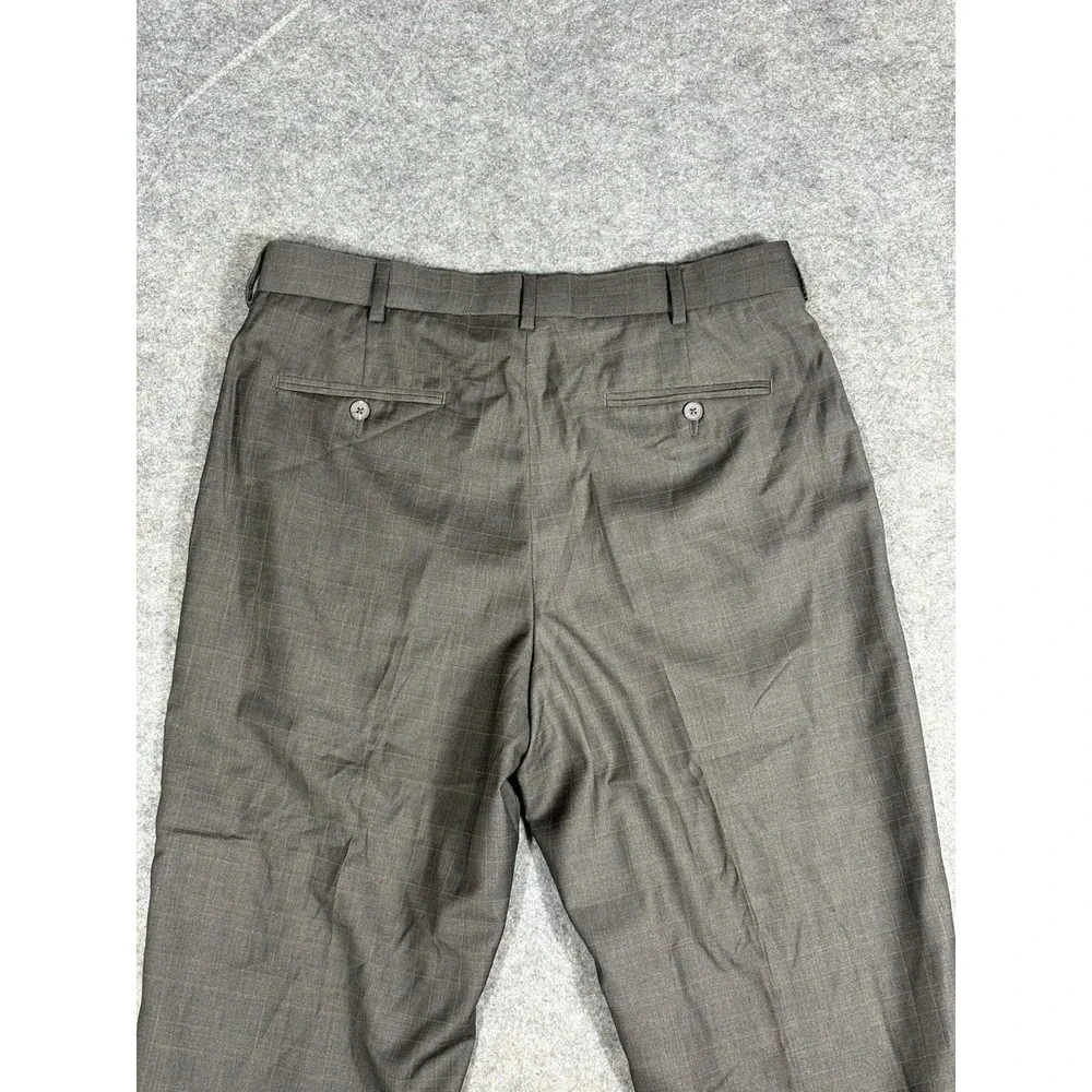 Van Heusen Men's Dress‎ Pants Mid Rise Straight Black Size 34 x 29